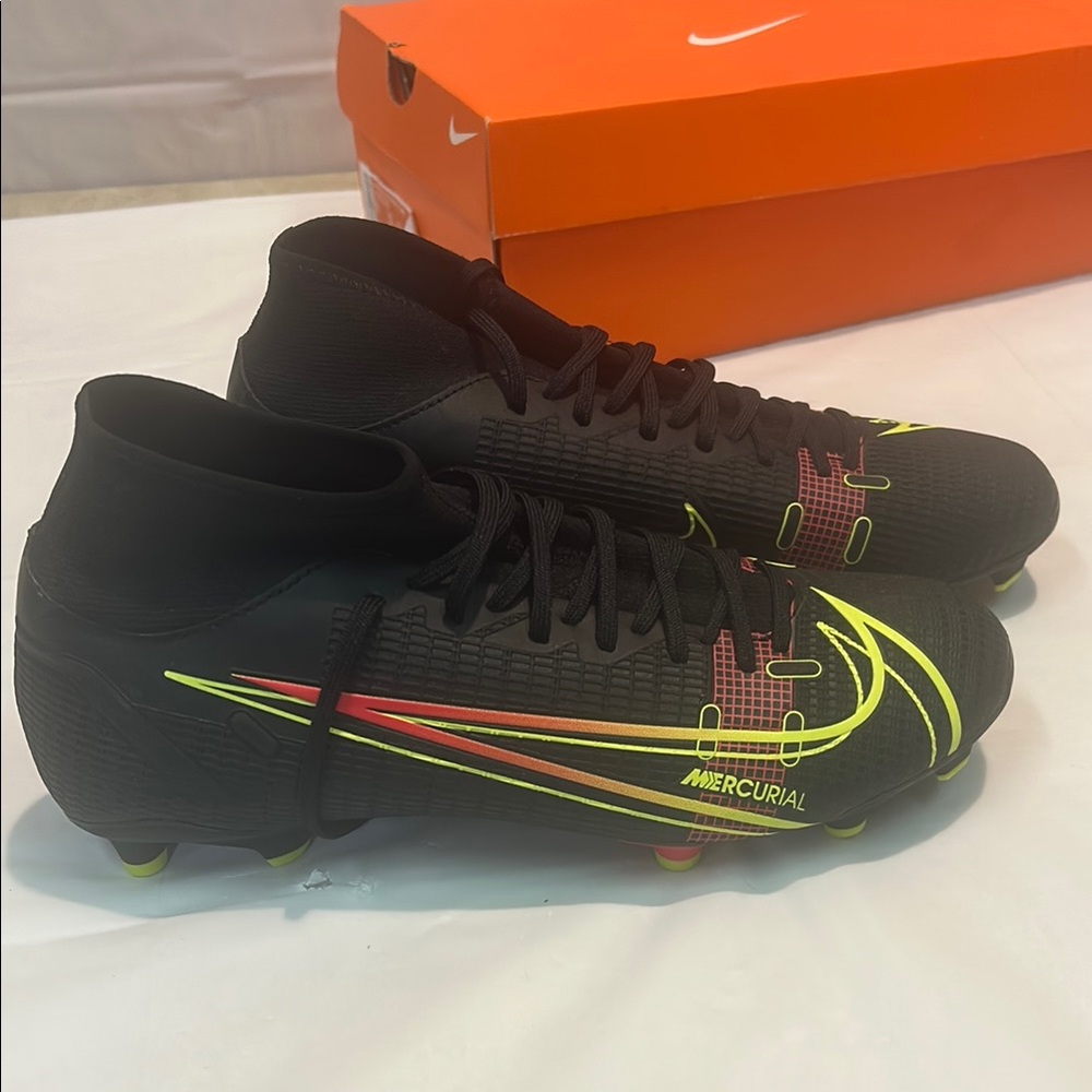 Nike Mercurial Soccer Cleats with Vibrant Accents